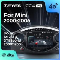 TEYES CC4 PRO pour BMW Mini Hatch R50 2000 - 2006 CarPlay Android Auto 2DIN Autoradio Radio multimédia stéréo