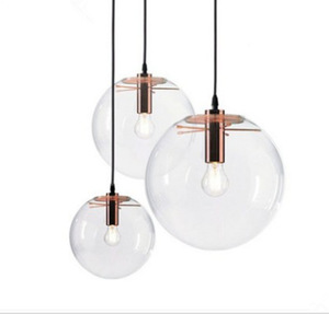 Lampe suspendue moderne en verre ondulé pour bar, couloir, chambre, salle à manger, balcon, style minimaliste et élégant, idéale pour le dropshipping Shopify - Product Image 4