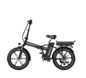 Bicicleta Eléctrica Plegable KOOLUX con 48V/13AH+10.4AH 750W, Neumáticos Gruesos de 20x4.0 Pulgadas, 7 Velocidades, Todoterreno, X11, Bicicleta Plegable de 20 Pulgadas X11 - Product Image 1