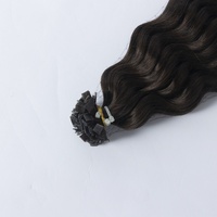 Extensions de cheveux naturels Remy K Tips, double épaisseur, à kératine, pointes plates, tissage vierge, pré-collées, vente en gros