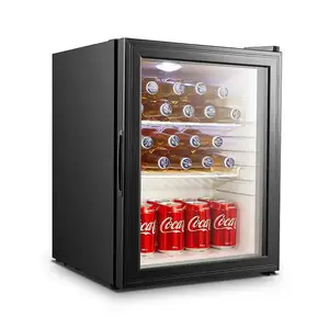 Bar Hotel Room Refrigerator Homesun Hotel Room Glass Door Compressor Mini Bar Minibar 40l Refrigerator