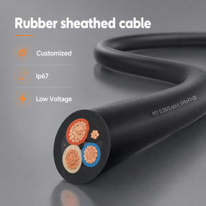 H07RN-F 450/750V 2/3/4/5 Core câble d'alimentation en caoutchouc <span class=keywords><strong>prix</strong></span> <span class=keywords><strong>gaine</strong></span> en caoutchouc câbles étanches 2 noyaux 3 noyaux 4 noyaux fil électrique - Product Image 1