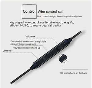 Para Samsung S10 <span class=keywords><strong>S8</strong></span> Android 3,5mm Auriculares intrauditivos Auriculares de música con cable con micrófono Control de llamadas de teléfono y características de graves - Product Image 4