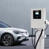 Nouveau point de charge DC de niveau 3 de 40 kW, 380 V, triphasé, 200-1000 V, EVSE intelligent commercial, garage intérieur, CCS GB/T, blanc, TA-DC-40WD