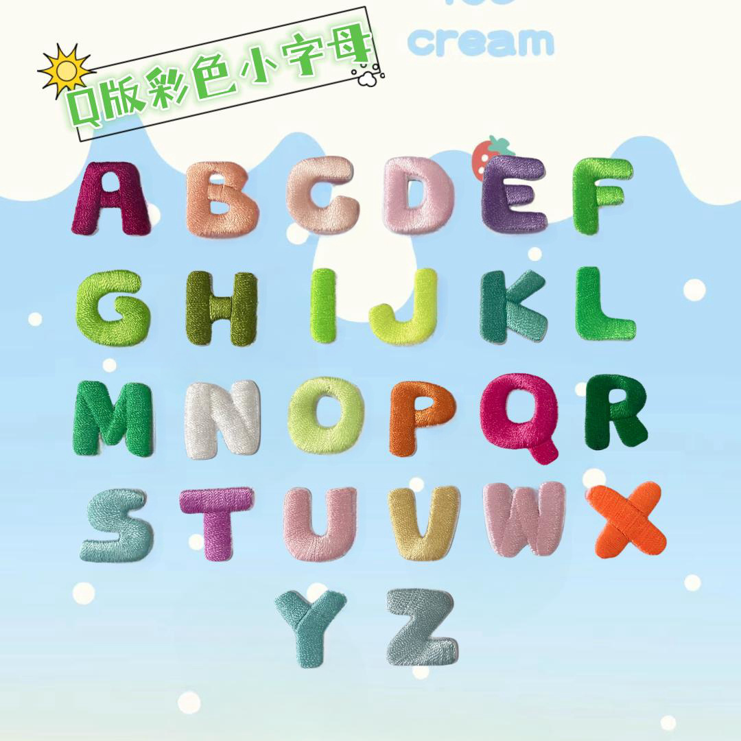 Sticker-single letter(pls make a note about the letter you need)