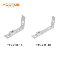 Supports muraux en fer en forme de L pour tringles à rideaux, simples et doubles, fixation murale, matériel pour rails de rideaux – Vente directe usine