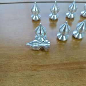 Personalizado de alta precisión de aluminio negro/Blanco/antiguo recubierto de polvo CNC mecanizado y tapa decorativa de bisagra de aluminio roscado - Product Image 3