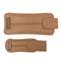 Sangle de soutien réglable unisexe en cuir et métal pour poignet et cheville, avec logo personnalisé, antidérapante et protectrice, pour l'entraînement – Vente en gros