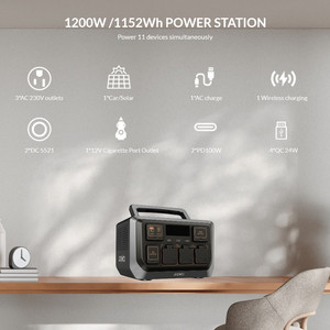 สถานีไฟฟ้าสำรอง Senci 600w 1000w 1200w เครื่องกำเนิดไฟฟ้าพลังงานแสงอาทิตย์สำหรับกรณีฉุกเฉิน ใช้สำหรับตั้งแคมป์ รุ่น Mid 600 สถานีไฟฟ้าพกพา - Product Image 3