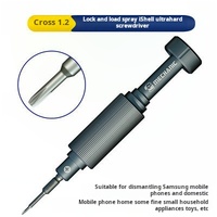 X708-1 Kit d'outils de réparation 6 en 1 3D antidérapant, ensemble de tournevis magnétique en acier pour la réparation de téléphones mobiles iPhone et Android