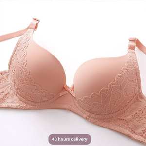 Sujetadores <span class=keywords><strong>de</strong></span> punto para mujer al por mayor <span class=keywords><strong>de</strong></span> fábrica, estilo del sudeste asiático, copa <span class=keywords><strong>de</strong></span> grosor medio, reductores <span class=keywords><strong>de</strong></span> busto, antideslizantes y push-up. - Product Image 3