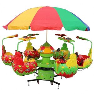 Máquina de juego giratoria de 6 plazas con elevación, tipo avión y pez volador, cuadrada, para exteriores, equipo de entretenimiento - Product Image 6