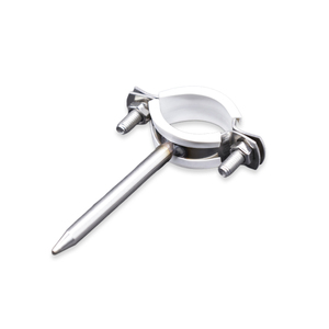 <span class=keywords><strong>Abrazadera</strong></span> de Tubo de Acero Inoxidable SS201 o Acero al Carbono Galvanizado con Soporte de Liberación Rápida para Tubo con Clavo Soldado para Montaje en Pared - Product Image 3