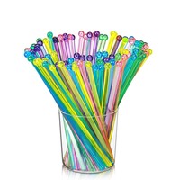 Bâtonnets mélangeurs en plastique pour cocktails, café et boissons, 8 pouces, blancs, noirs, oranges, rouges, pour bars et fêtes, vente en gros