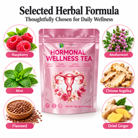 Tisane aux herbes de mère-élue, framboise et angélique chinoise pour le bien-être quotidien des femmes, équilibre hormonal, sachets de thé, vente en gros OEM ODM en usine