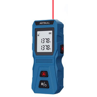 Mini télémètre laser de type pochette 60m, unité : m, pi, po, ruban de mesure numérique laser