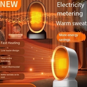 เครื่องทำความร้อนตั้งโต๊ะขนาดเล็กสำหรับโฮมออฟฟิศ PTC เสียงเบา ความเร็วสูง ให้ความร้อนอัจฉริยะ ควบคุมอุณหภูมิคงที่ ประหยัดพลังงาน พัดลมทำความร้อนไฟฟ้า - Product Image 3