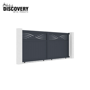 Hợp kim nhôm hiện đại trượt boong cổng cho nhà ranh giới tường và đường lái xe-sinh thái thân thiện bên ngoài cổng với 3D thiết kế - Product Image 2