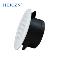 Diffuseur PVC Rond à Lamelles Inclinées pour Système de Ventilation - Capot d'Aération à Air Frais - Vente Chaude