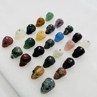 Pierres naturelles de 1 pouce, mini sculptures artisanales en pierres précieuses de guérison, améthyste, cristal écologique, cadeaux souvenirs, cristal de la Toussaint
