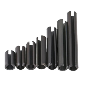 10 pièces/sac Goupilles à ressort fendues en acier au manganèse 65 noir, pour positionnement et tension, M1.5 M2 M2.5 M3 M4 - Product Image 3