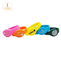 Bracelet NFC en PVC et silicone réglable Nichen One avec puce RFID 1K, code QR, carte de membre, paiement, étanche/résistant aux intempéries, 13,56 MHz