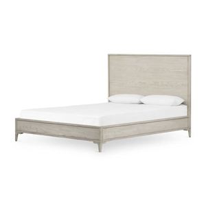 Cama de Madera Maciza de Estilo Francés en Color Blanco Crema, Muebles de Dormitorio de Lujo Tallados a Mano, Estructura de Cama King/Queen Size - Product Image 3