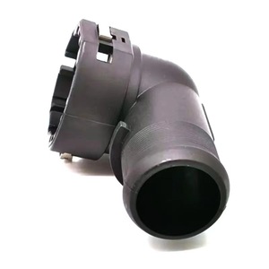 ข้อต่อท่อน้ำ Hyundai 254851J000 พลาสติกสีดำ ข้อต่อโค้ง 90 องศา สำหรับ Elantra Accent Sonata - Product Image 1
