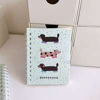 Agenda A5 personnalisé à faible MOQ, spirale, réutilisable, avec papier détachable, autocollants personnalisés, livres de stickers réutilisables à gratter, motifs de dessins animés