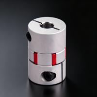 Accouplement d'arbre à mâchoires en acier, coupleur flexible à serrage avec insert en PU, connecteur d'arbre de moteur pour machine CNC