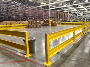 Vàng 3-Rib Bolt-on thép cứng nhắc bài bảo vệ đường ray kỹ sư lớp phản quang ISO9001 chứng nhận cho hàng rào giao thông kho - Product Image 6