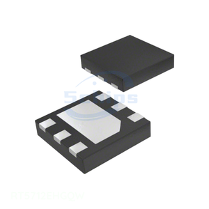 Circuit intégré de gestion de l'alimentation (PMIC) RT5712EHGQW Kit de circuits intégrés IC REG BUCK ADJ 2A 6WDFN BOM IC En stock 6 WDFN Pad exposé - Product Image 1