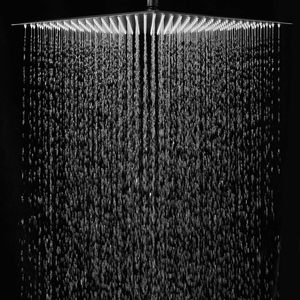 Pommeau de Douche Haute Pression en Acier Inoxydable 304, Économiseur d'Eau, Effet Pluie, pour Hôtels et Maisons - Product Image 4