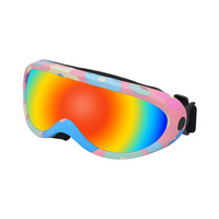 RTS Baikang Logo personnalisé Coupe-vent UV400 Lunettes pour enfants adultes Lunettes de snowboard Gaz de ski