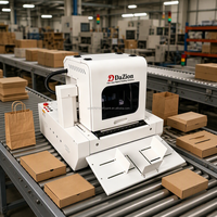 Mesin Cetak Digital Inkjet Single Pass DZ 400 2026 Baru dengan Printhead HP A4 untuk Tas Kertas, Tas Non Woven, Kotak Pizza, dan Serbet