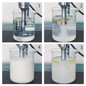 Mesin mixer ultrasonik, mesin kavitasi vitamin liposomal, reaktor kecil minyak emulsifikasi aliran ultrasonik