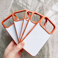 Coque de téléphone vierge pour sublimation 2D en TPU et PC, colorée, pour transfert thermique, compatible iPhone 17 Pro Max – Fournisseur d'usine