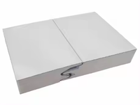 Meilleur prix Panneaux sandwich pour maison en acier Isolation légère du toit des murs en laine de roche PU pour application extérieure Sandwich EPS