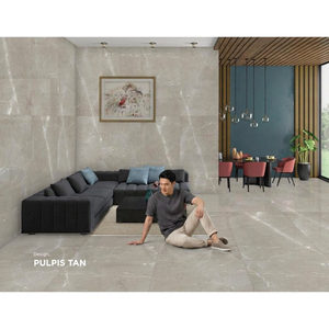กระเบื้องปูพื้นและผนังพอร์ซเลน Pulpis Fossil ขนาด 800x1600 มม. ผิวเงาสูง ลายหินอ่อนธรรมชาติ ดีไซน์พรีเมียม - Product Image 4