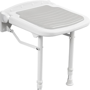 Siège de douche mural 380mmx365mmx425mm, réglable en hauteur, pliable, pour personnes âgées, équipement de sécurité pour salle de bain - Product Image 1