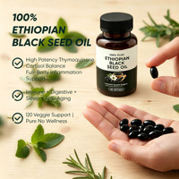 Huile de Nigelle Éthiopienne Pure Pressée à Froid de Qualité Alimentaire en Gélules – Extrait pour Adultes – Antioxydant et Immunité – OEM/ODM Disponibles