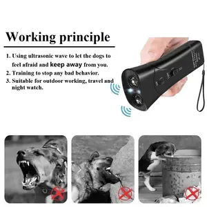 Hot Sale Electronic Ultrasonic Anti Barking Device LED Ultrasonic Repeller For Dogs