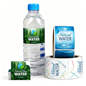 Etiquetas personalizadas para bebidas energéticas, impresión de etiquetas de vinilo BOPP impermeables, etiquetas adhesivas para botellas de jugo, etiquetas en rollo para botellas de jugo - Product Image 2
