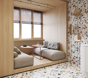 Phật sơn phong cách hiện đại trắng sứ terrazzo sàn và tường gạch cho trang trí sàn vật liệu cung cấp - Product Image 4