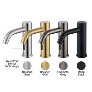 Grifo de <span class=keywords><strong>Lavabo</strong></span> Automático sin Manijas con Sensor, Acero Inoxidable Dorado Cepillado, Grifo de Baño sin Contacto con Sensor de Movimiento - Product Image 3