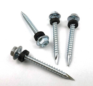 Tornillos Punta Espada Con <span class=keywords><strong>Golillas</strong></span> #10 5,5x2 "Tornillo De Cabeza Hexagonal Con Punta Cuchara - Product Image 5