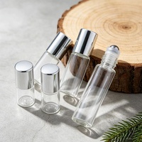 Flacon compte-gouttes rond en verre personnalisé de 1 ml, 2 ml, 3 ml, 5 ml, 10 ml pour emballage cosmétique