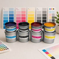 Encre offset professionnelle pour impression sur emballages sur supports enduits de feuille métallique
