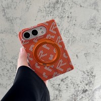 Convient pour l'étui pliable 18Duo, étui de téléphone iPhone 18Duo, support rotatif à 360 degrés, coque en fibre de carbone