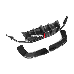 Difusor Trasero de 3 Piezas Estilo VT de Fibra de Carbono Real G20 LCI con Divisores Laterales para <span class=keywords><strong>BMW</strong></span> Serie 3 G20 G28 M Sport <span class=keywords><strong>2023</strong></span>-2026 - Product Image 2